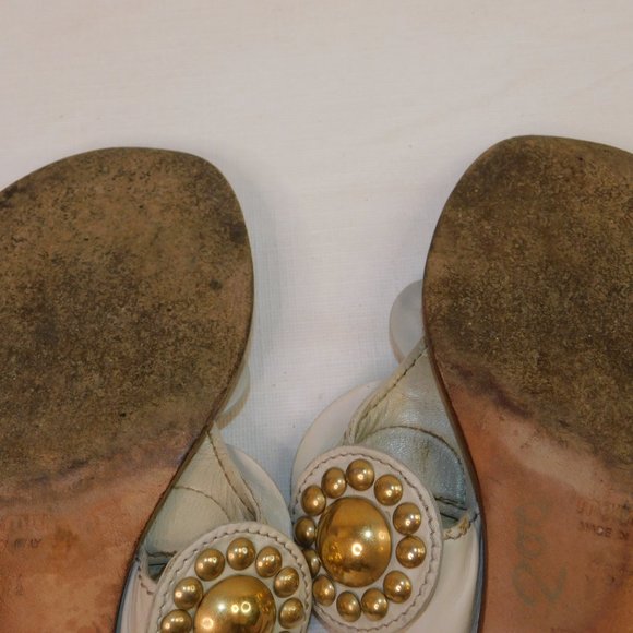 Miu Miu Sandals Made In Italy Size 36.5 - Picture 10 of 13